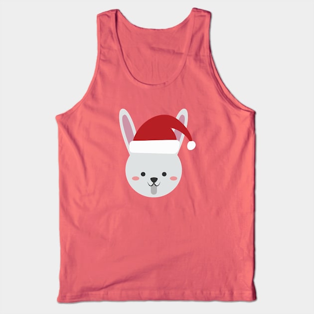 Cute Animal Cute Rabbit Christmas Outfit Costumes Gift Tank Top by Freid